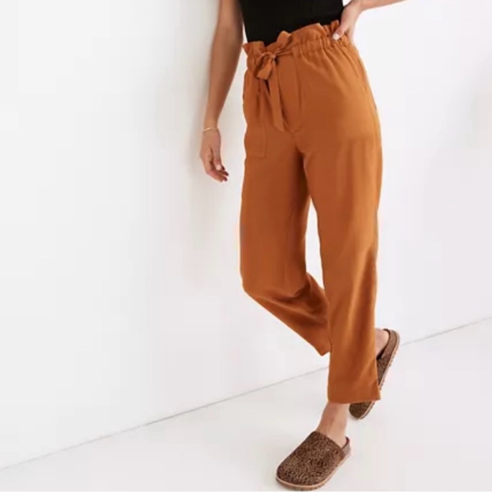 Madewell dunaway paper bag pants